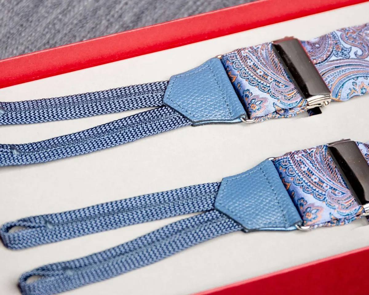 Hosenträger Seide Paisley 3 Classic