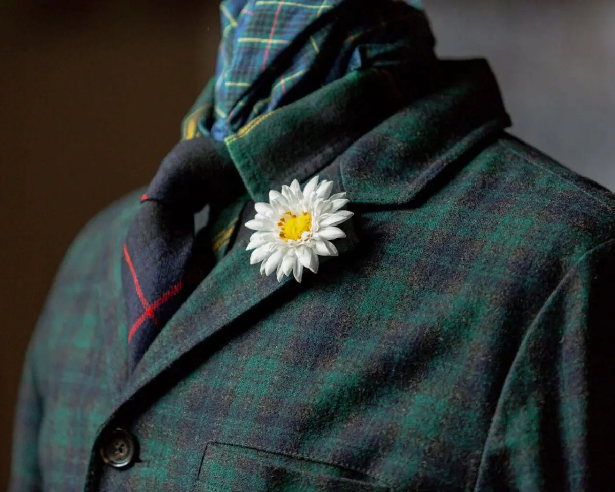Boutonnière Aster Weiß klein (Aster album) - Ansicht 5