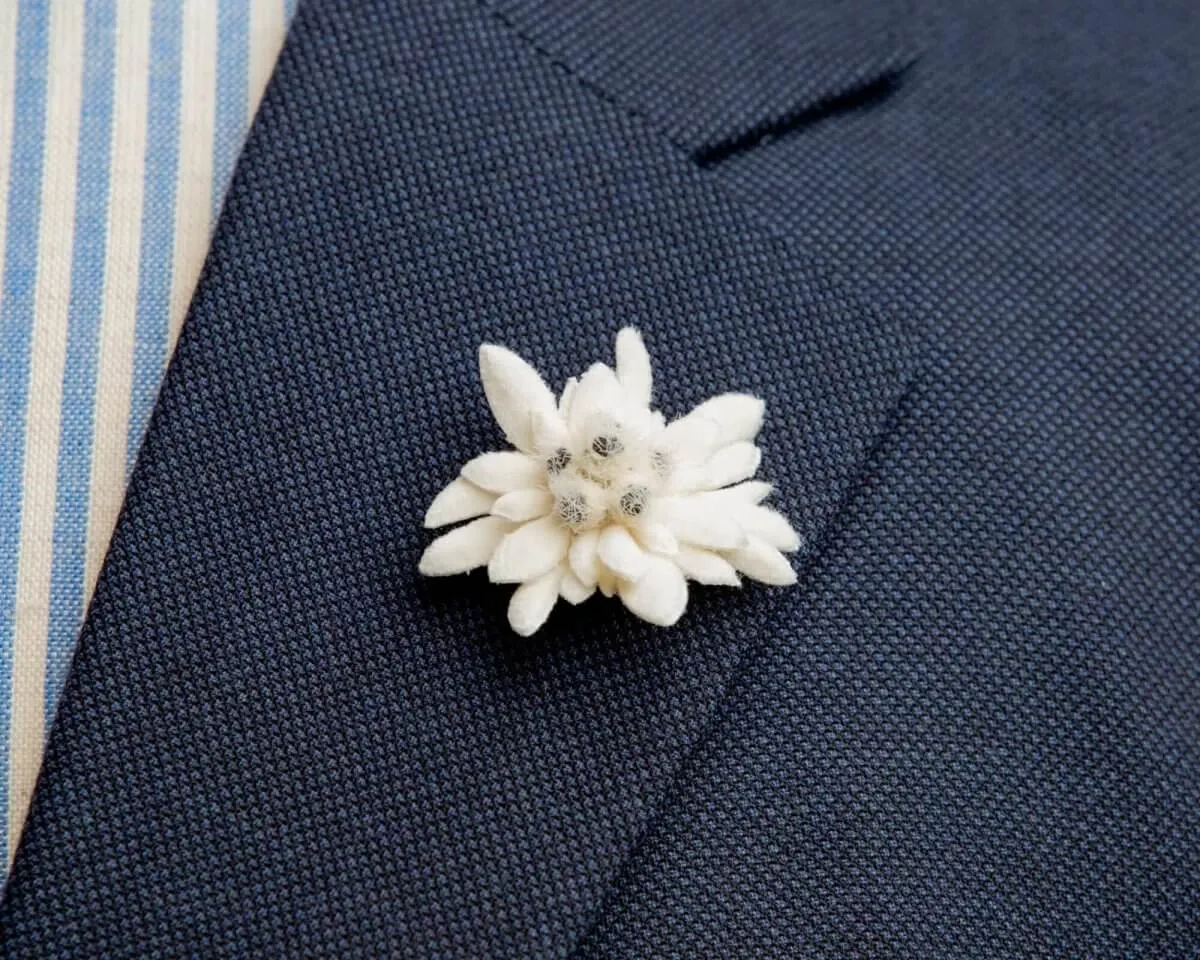 Boutonnière Edelweiß (Leontopodium alpinum)