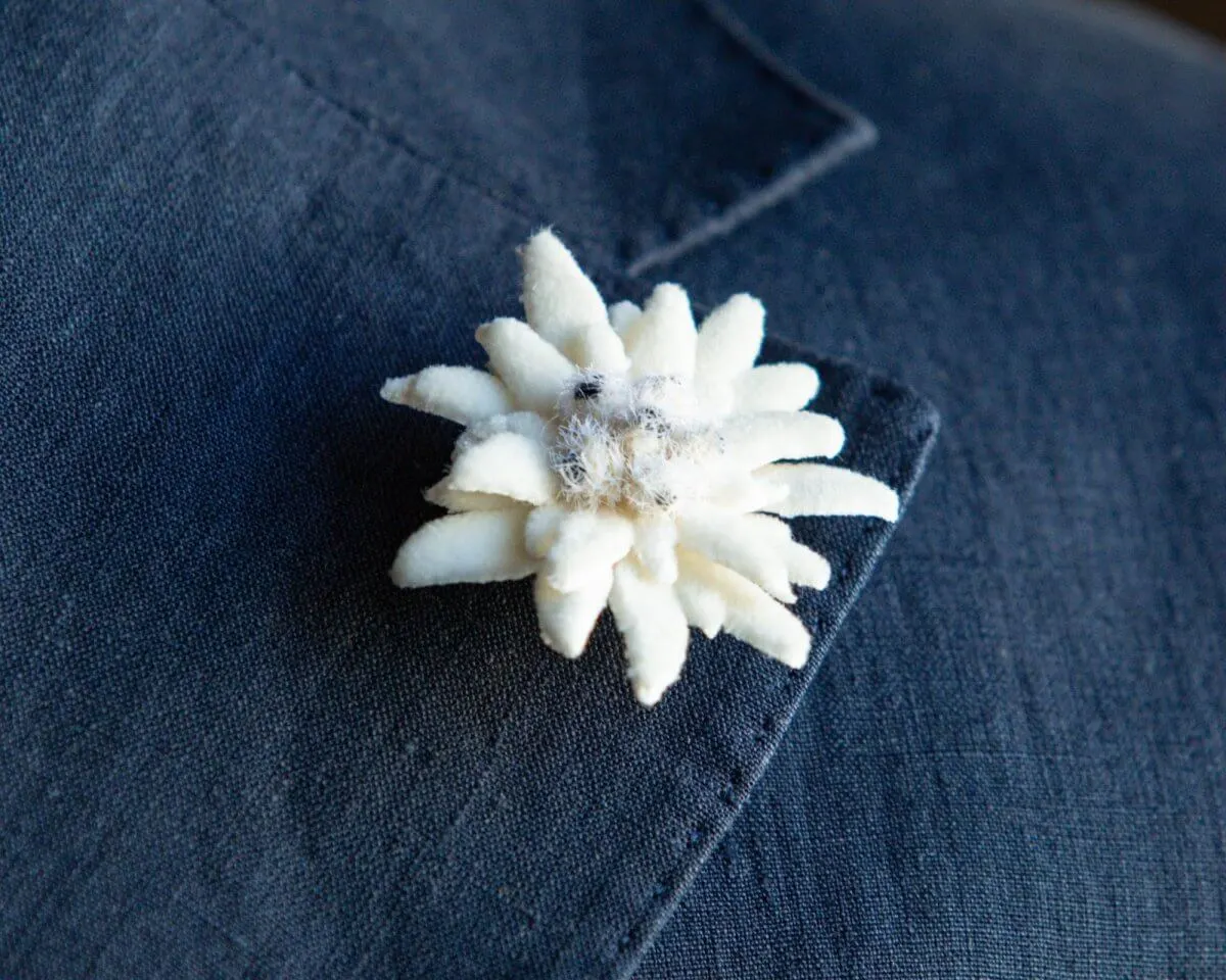 Boutonnière Edelweiß (Leontopodium alpinum) - Ansicht 15