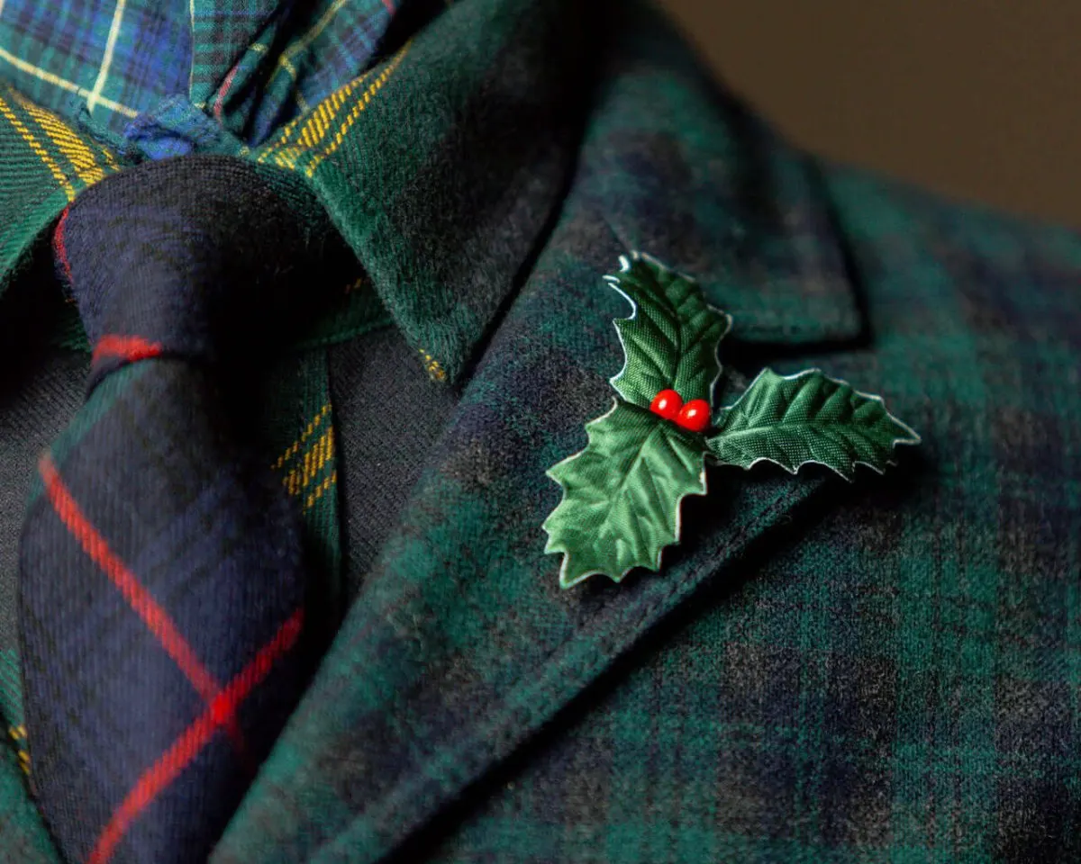 Boutonnière Ilex 'Bing Crosby' groß (Ilex aquifolium) - Ansicht 4