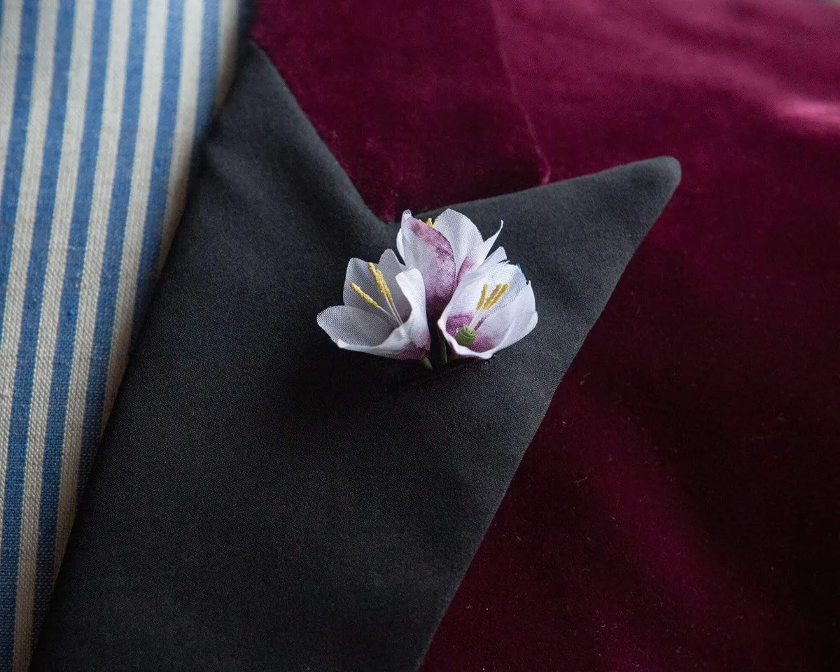 Boutonnière Klebschwertel 3er (Ixia) - Ansicht 5
