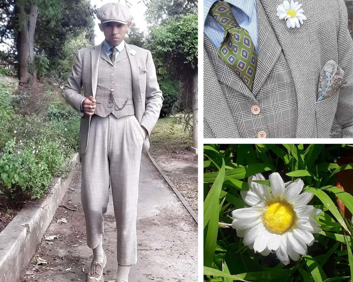 Boutonnière Margerite Groß (Leucanthemum) - Ansicht 5