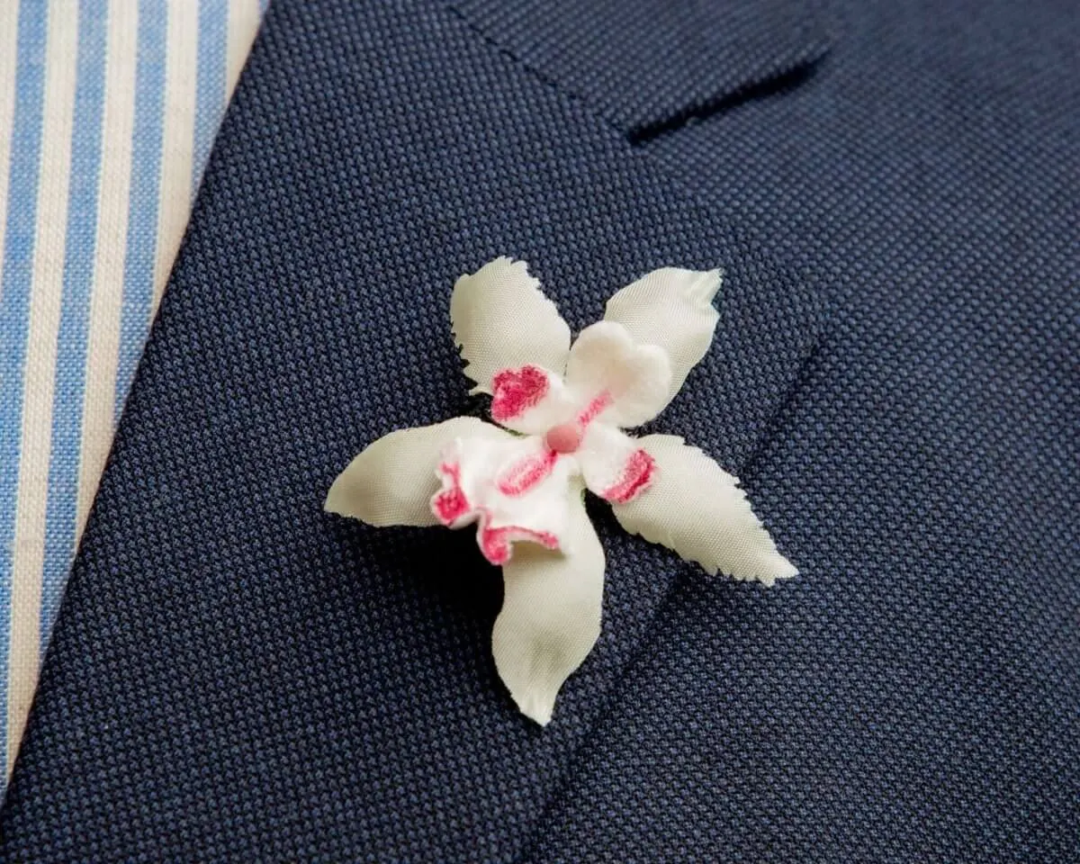 Boutonnière Orchidee (Odontoglossum)