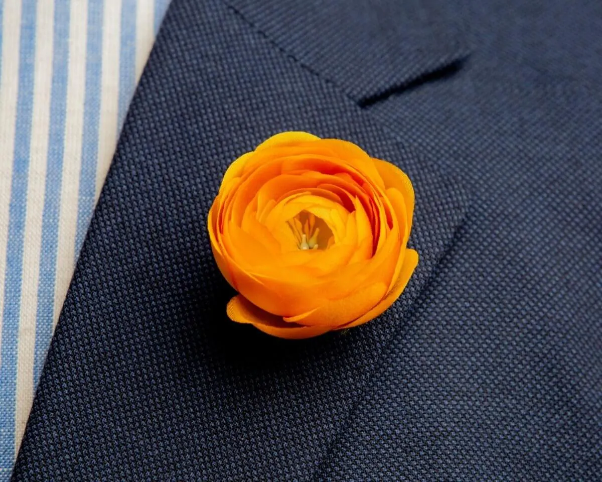 Boutonnière Ranunkel Orange (Ranunculus)