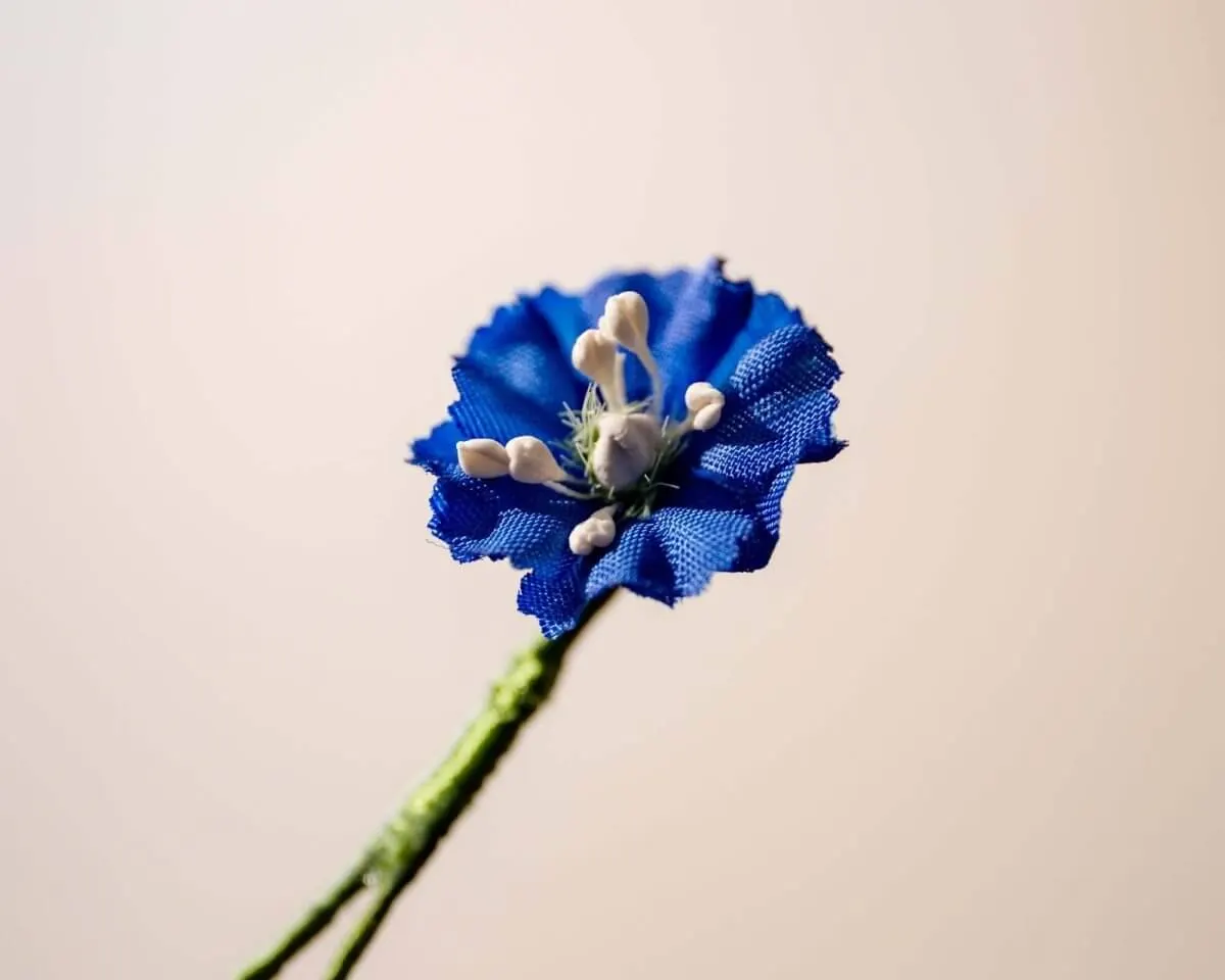 Boutonnière Rittersporn Dunkelblau Mini (Delphinium) - Ansicht 2