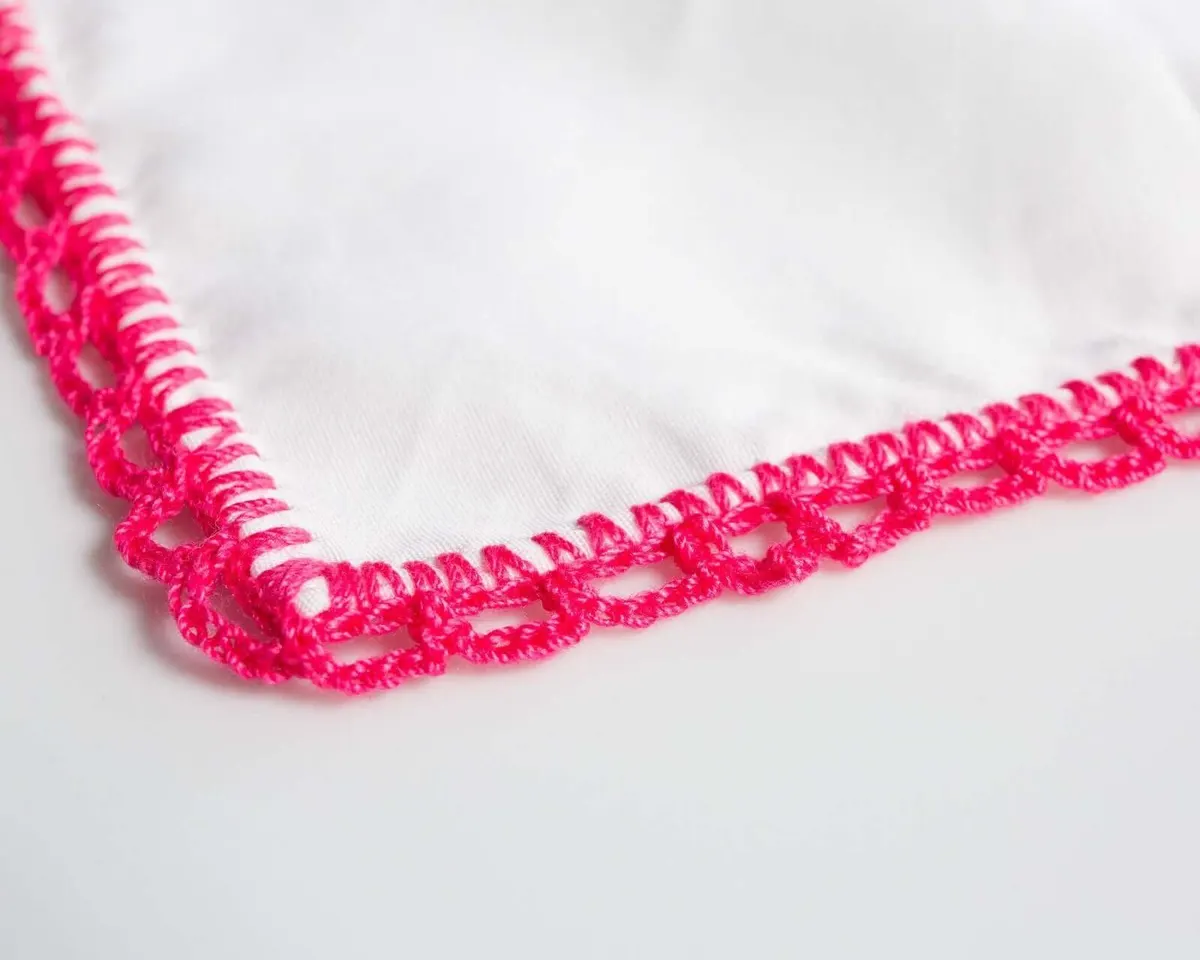 Einstecktuch Crochet Pink - Ansicht 2