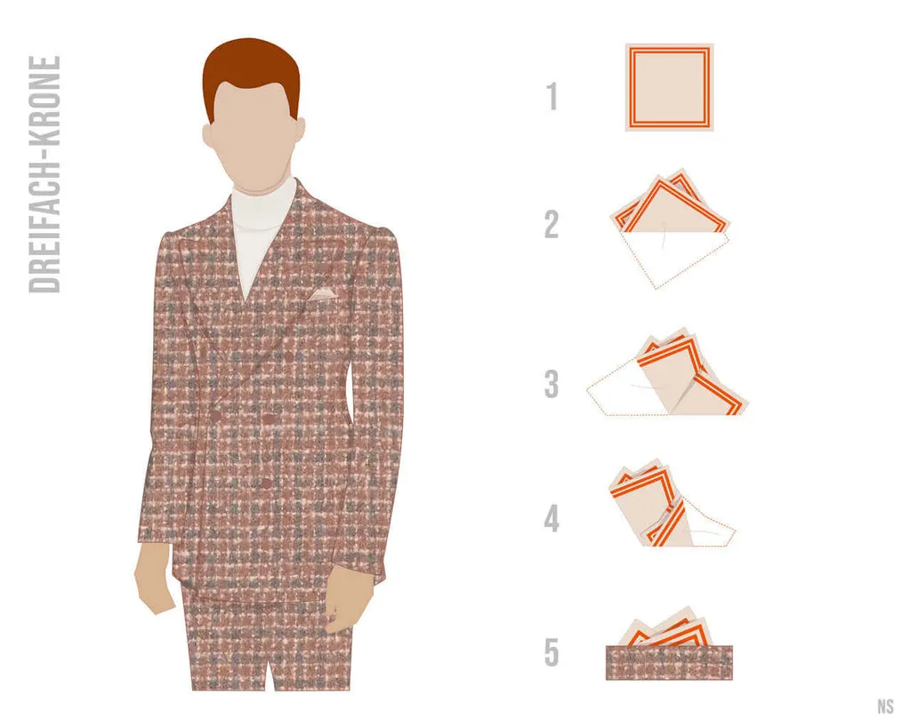 Pocketsquare falten