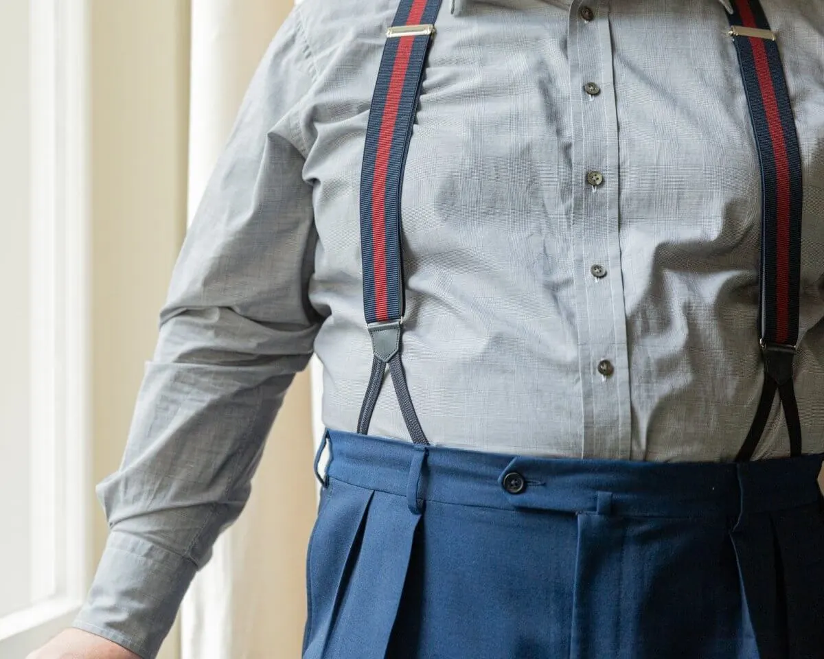 Hosenträger Flex Block Stripes Blue Classic - Ansicht 3