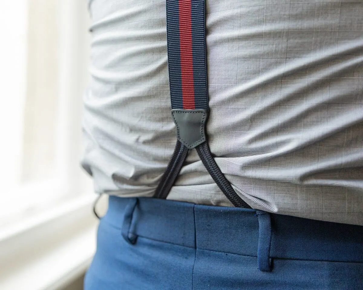 Hosenträger Flex Block Stripes Blue Classic - Ansicht 4
