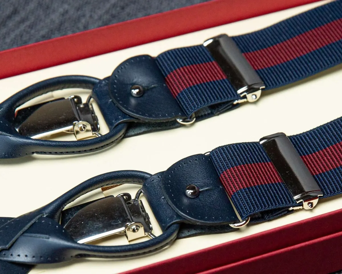 Hosenträger Flex Block Stripes Blue Combine