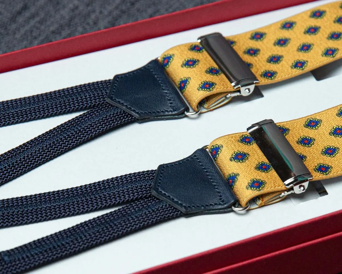 Hosenträger Flex Pattern Ochroid Classic