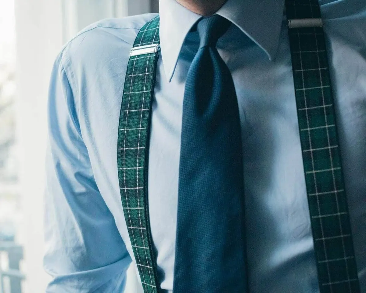 Hosenträger Flex Tartan Green Clips - Ansicht 2