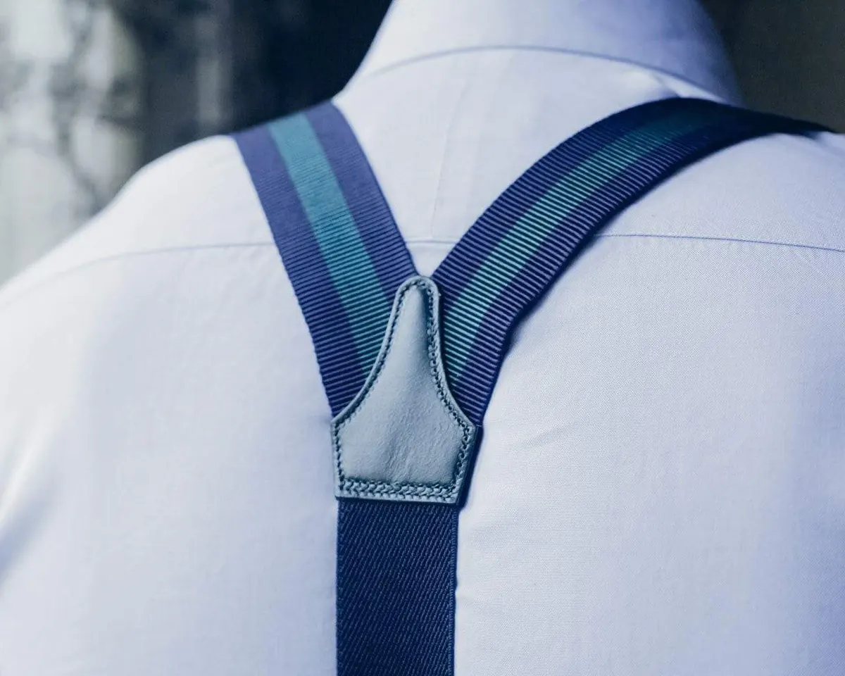 Hosenträger Ripsband Blue Classic - Ansicht 2