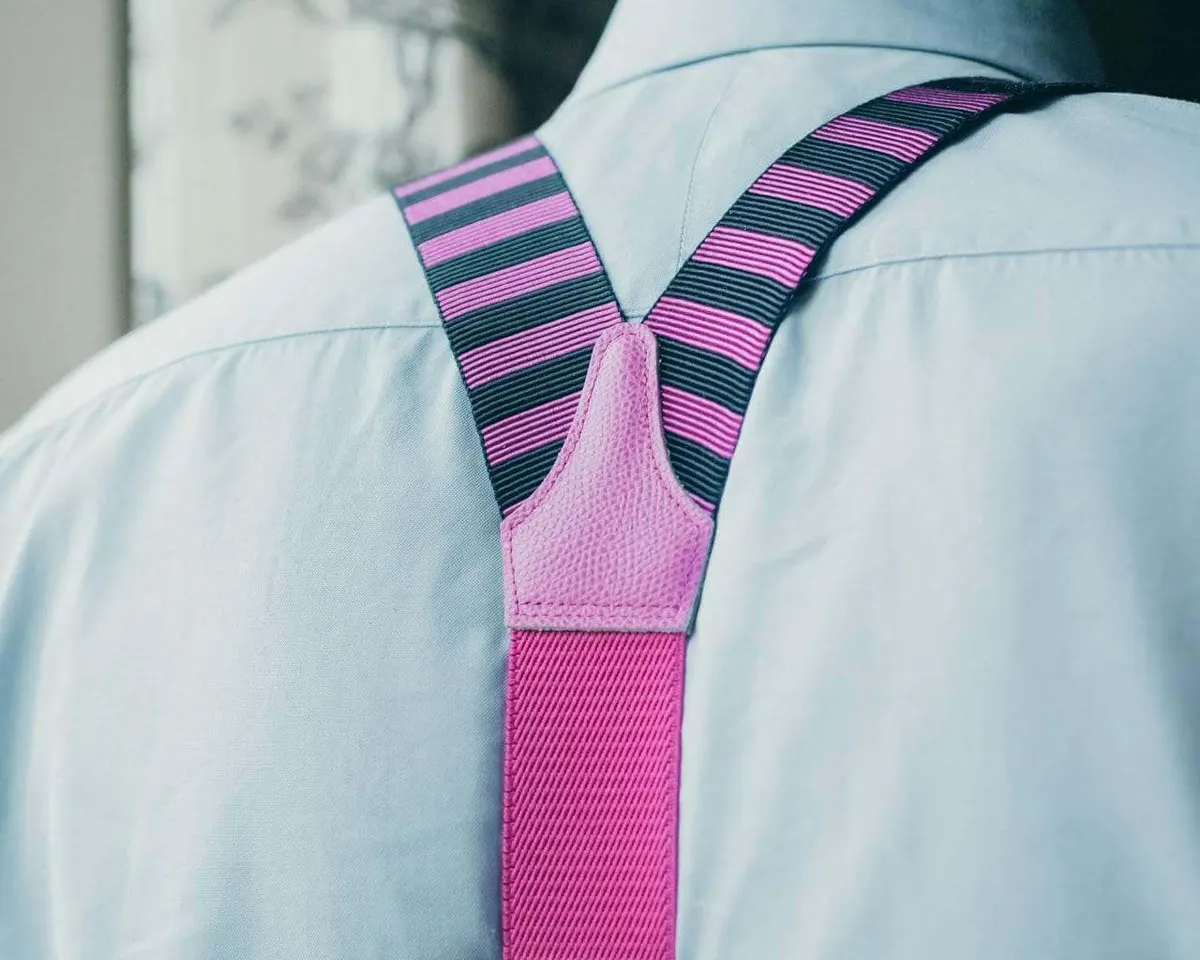 Hosenträger Ripsband Pink Classic b - Ansicht 2