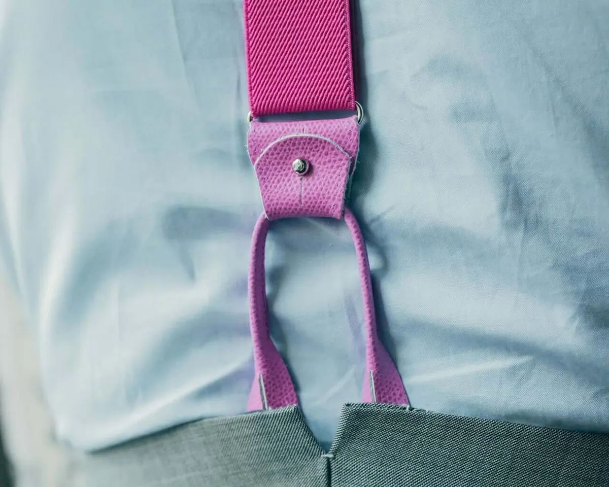 Hosenträger Ripsband Pink Combine - Ansicht 4