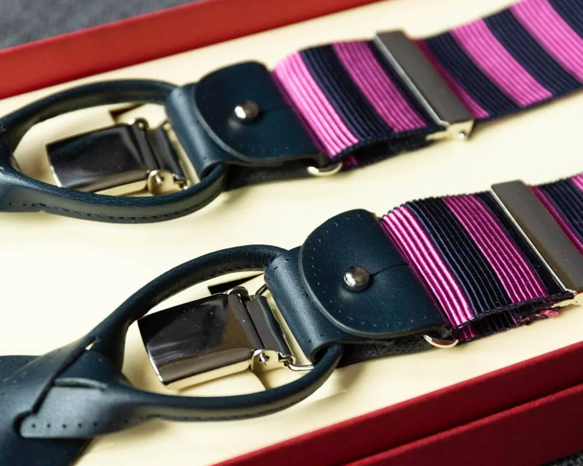 Hosenträger Ripsband Pink Combine b