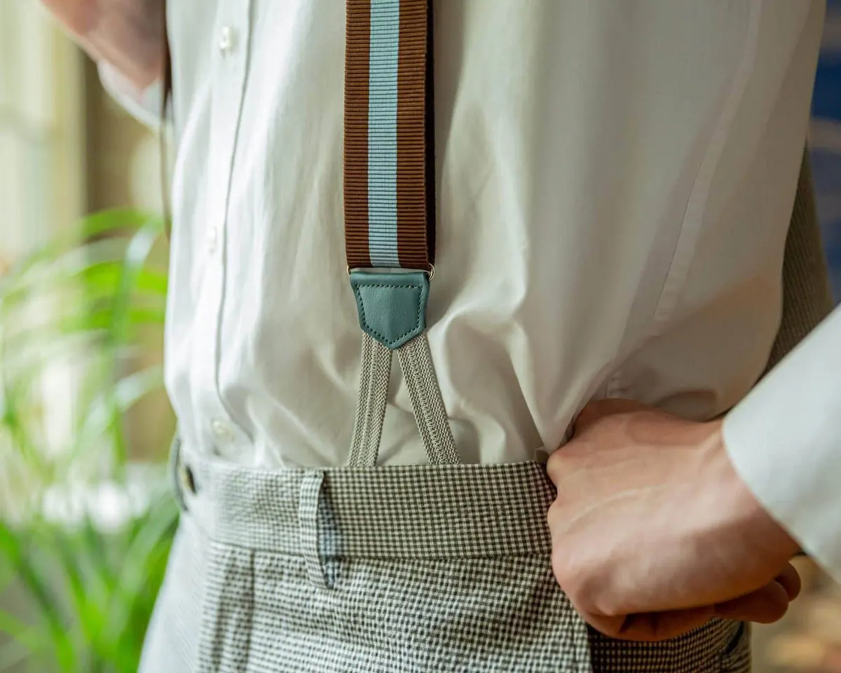 Hosenträger Ripsband Powder Blue Classic - Ansicht 2