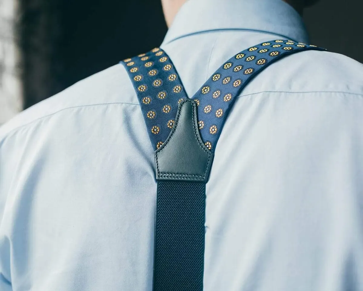Hosenträger Seide Cravat Blue Classic - Ansicht 2