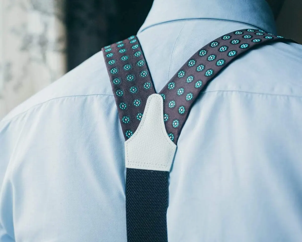 Hosenträger Seide Cravat Brown Classic - Ansicht 2