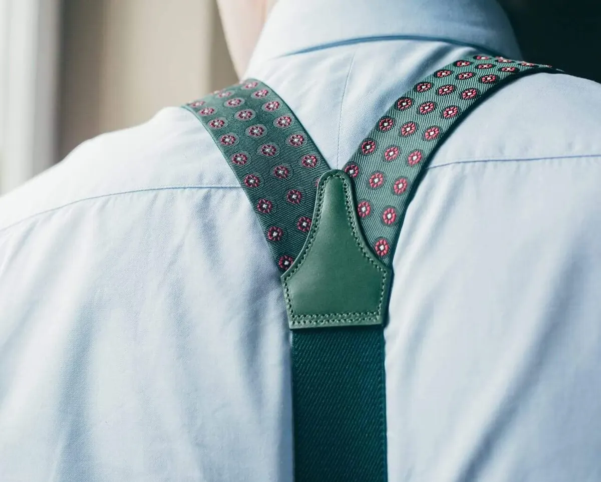 Hosenträger Seide Cravat Green Classic - Ansicht 3