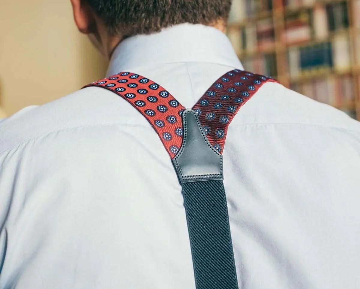 Hosenträger Seide Cravat Red Classic - Ansicht 3