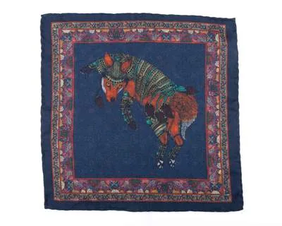 Einstecktuch Fox Dark Blue