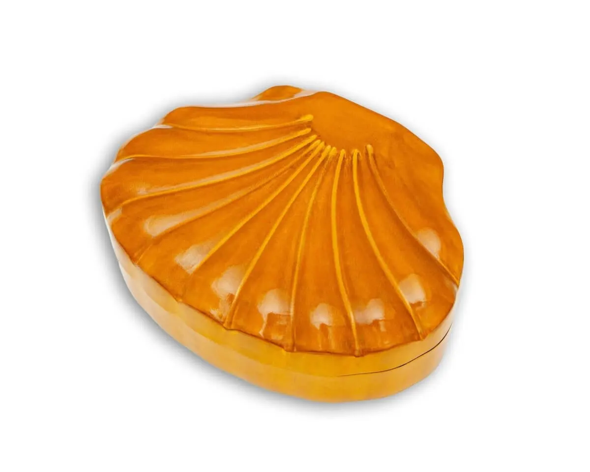 Schmuckschatulle Muschelform Giallo