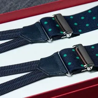 Braces Flex Dots Green b Classic - representative image, shown here: Suspenders Flex Dots Green Classic