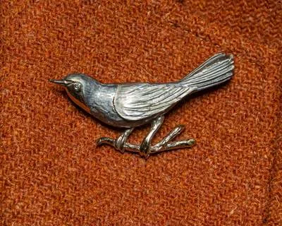 Brosche Amsel a